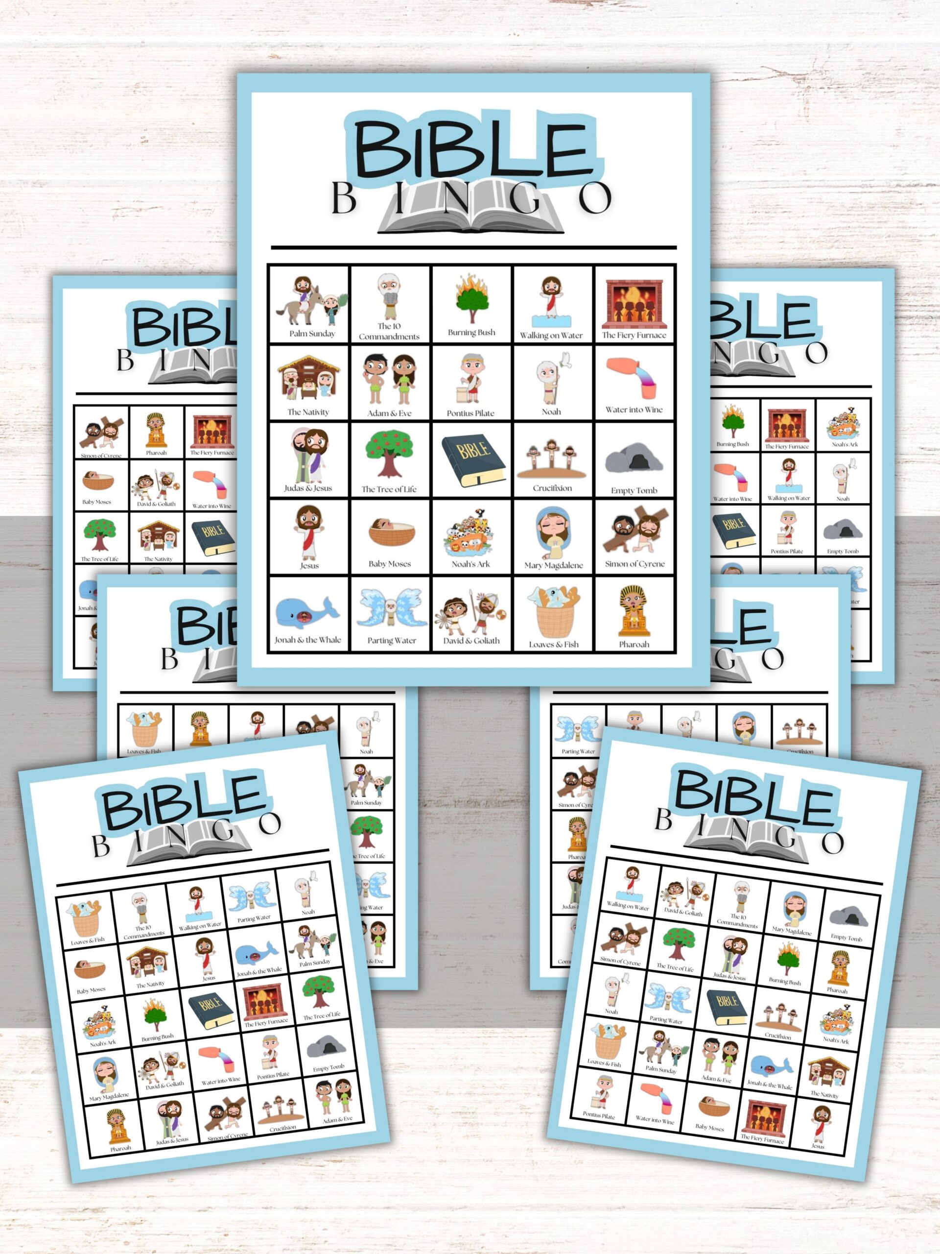 free printable bible bingo | healing home